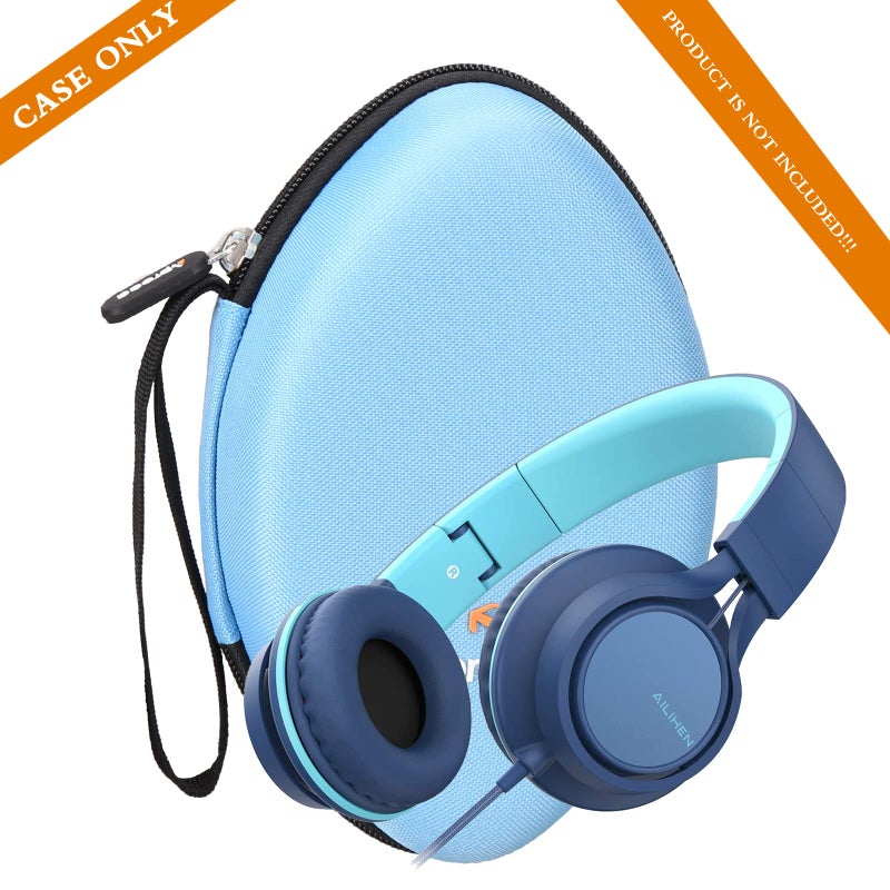 Aproca Hard Travel Storage Case for AILIHEN C8 / Tribit XFree Tune Headphones Folding Lightweight Headset (Blue) - Image 5